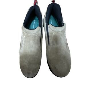 CONVERSE STAR Beige Suede Loafers, Leather Shoes Size Men 71/2 Woman 91/2